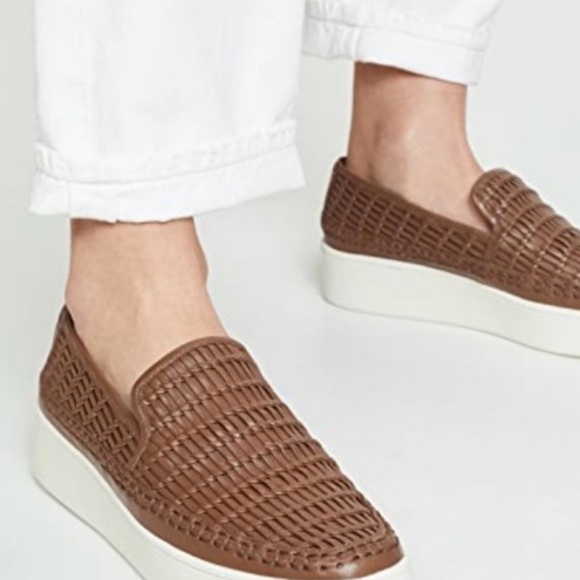 Vince Shoes - Brown Stafford Slip-On Sneakers